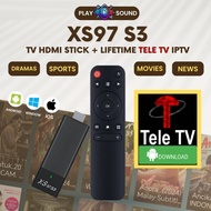 (FREE LIFETIME TV APP)TV STICK 1GB+8GB Android 10.0 Dual Band Wi-Fi 2.4G+5G HDMI STICK