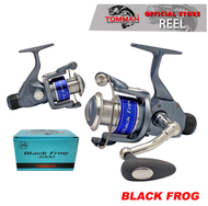 Tomman Reel Black Frog 3BB Fishing Spinning Reel Mesin Bunyi Katak Freshwater Air Tawar Haruan