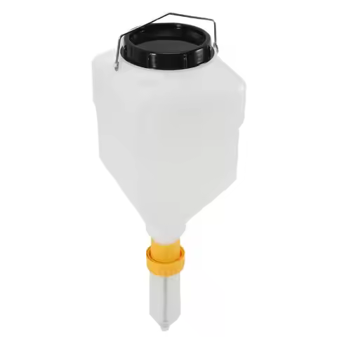 AB47-5.5L Sauce Bottle Squeeze Bottle Hanging Sauce Dispenser Large Diameter Sauce Squeeze Bottle Ha