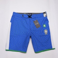 Hurley Men s Quick-drying Waterproof Beach Pants Loose Surf Shorts BRASIL Football Shorts A20236