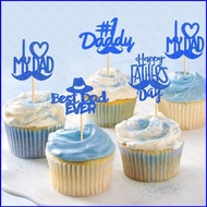 Happy Fathers Day Cake Decoration Beard Hat Cake Flag Planting Selected Cake Decoration Supplies