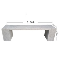 Get 7% coupon+gift】Fashion（JVJIAVOGUE）Stone Table and Chair Stone Bench Outdoor Courtyard Park Leisu