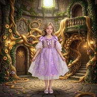 Princess Rapunzel Entangled Costumes for kids