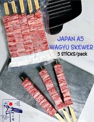 JAPAN A5 WAGYU BEEF SKEWERS 5 STICKS/PACK(240G-250G)HALAL