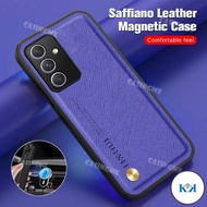 KK Samsung A05s A05 2023 Magnetic Cross Grain Leather Casing For Samsung Galaxy A05s A05 SamsungA05s