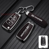 Universal Key Fob Case Cover for 18-20 Hyundai Elantra ix35 Venue & Accent - Car Accessories