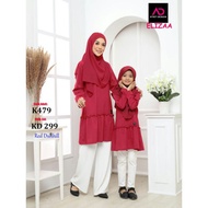 baju sedondon ibu dan anak tshirt muslimah