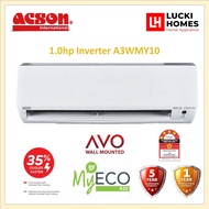 Acson 1hp Inverter Air Conditioner  R32 Greenery Refrigerant Wifi Control A3WMY10NF A3WMY A3WMY10