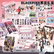 Merchandise/peripheryBLACKPINK Merchandise Black Gold Gift Box Gift Pack Postcard Valley Small Card 