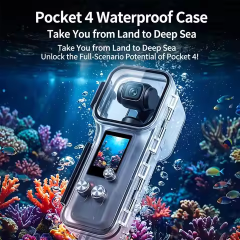 For DJI OSMO Pocket 4 Waterproof Case 50M Diving Housing Protective Shell Underwater Diving For DJI 