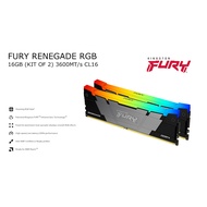 KINGSTON FURY RENEGADE RGB DDR4 3600MHz 16GB (2X8GB) cl16