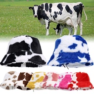 PROMO Topi Bucket Bulu Sapi Palsu Musim Dingin Topi Nelayan Lembut Unt