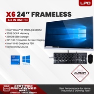 LPO Hailan X6 All in One PC Intel Core i7-11700 2.50Ghz 32GB DDR4 256GB SSD 24" FHD Frameless Intel 