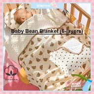 Baby Blanket Swaddle Baby Bean Blanket Newborn Cotton Blanket Baby Appease Aircon Child Blanket Wrap