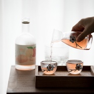 Japanese Style Wine Warmer Set Sake Glass Glass Wine Jug Small Wine Glass White Wine Glass Wine Glas