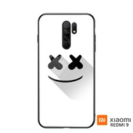 Softcase Kaca Glass For Type Xiaomi Redmi 9 - JR516 - Case Redmi 9 - Cassing Redmi 9 - Pelindung HP Redmi 9 - Case HP Redmi 9 - Cassing HP Redmi 9 - Redmi 9 Case