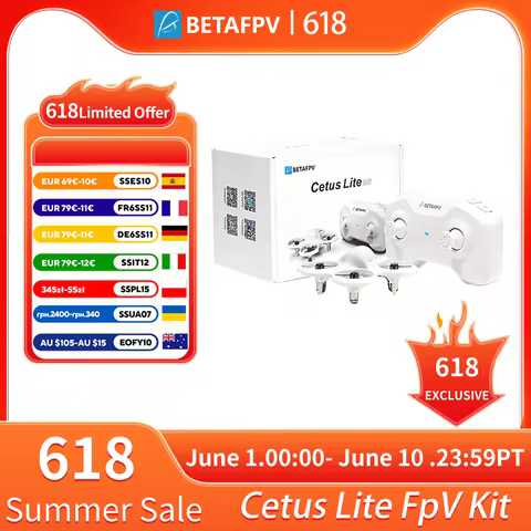 BETAFPV Cetus Lite FPV Kit RC Quadcpoter Frsky D8 VR02 FPV Goggles Remote Control