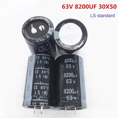 (1pcs)63V8200UF 30X50 nichicon electrolytic capacitor 8200UF 63V 30 * 50mm original Aluminum Electro