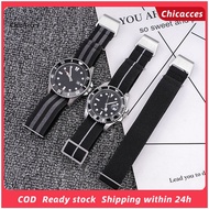 ChicAcces 22mm Wristwatch Band Waterproof Breathable Soft Braided Nylon Smart Watch Band Replacement for Tudor