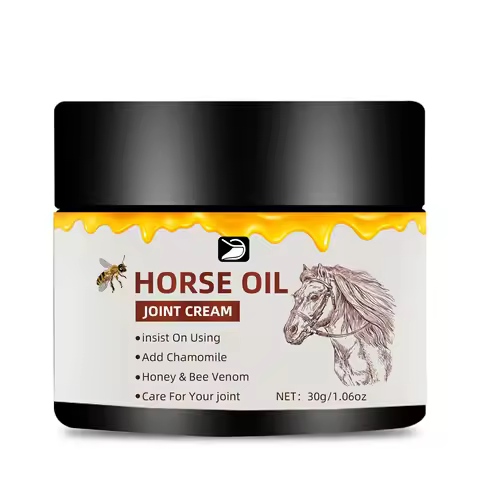 Horse Oil Joint Cream - Fast Absorbing, Non-Greasy Moisturizer for Elbows, Knees & Joints. Fragrance