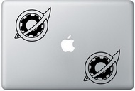 Steins Gate Steins Gate Future Gadget Lab FlashDecals1553 Set of Two (2X), Decal, Sticker, Laptop, I