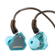 Linsoul 7Hz x Crinacle Zero:2 in Ear Monitor, Updated 10mm Dynamic Driver IEM, Wired Earbuds Earphon