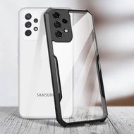 SAMSUNG A52 CASE / A52S CASE TRANSPARENT CLEAR ANTI-SHOCKPROOF BLACK