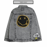 Back patch emblem punggung bordir ukuran besar patch nirvana terlaris