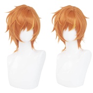 Ootori emu Cosplay Wig for Project Sekai Cosplay Short Straight Pink Party Wigs for Women Girls Pink