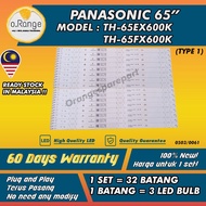 TH-65EX600K / TH-65FX600K PANASONIC 65" LED TV BACKLIGHT(LAMPU TV) PANASONIC 65 INCH LED TV BACKLIGH