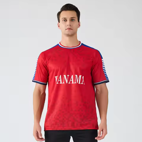 American Cup Panama 2024 popular design football jersey custom good fabric breathable and sweat-wapp