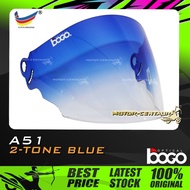 BOGO VISOR A51 (ARC RITZ) 2-TONE BLUE FOR ARC RITZ / AR1 / AR3 / AR4 / AR5