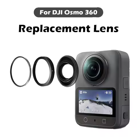 Lens Glass For DJI OSMO 360 Lens Replacement Repair Parts Ring Mount For dji OSMO 360 Lens Accessori