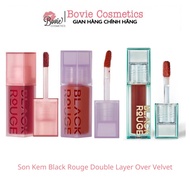 Black rouge Double Layer Over Velvet Lipstick Color DL01 DL02 DL03 DL04 DL05 DL06 vip pro