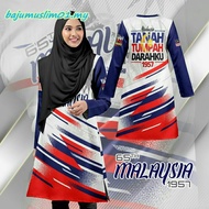 Jersi merdeka muslimah murah Baju Muslimah Jersey