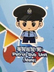 全新香港警察180周年紀念 重裝巡警(男) 公仔不議價
