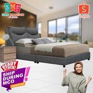 [SHIP DURING MCO] Queen Size - Brown Divan Base / Katil Divan / Leather Divan / Solid Divan Bed / Be