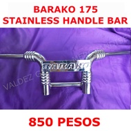 Handle Bar Stainless Manibela 7/8  Version  BENDED STYLE Barako 175 Desuksuk