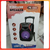 WMK PORTABLE Speaker BLUETOOTH Suitcase Speaker BT TWS PK-8003 PK 8003