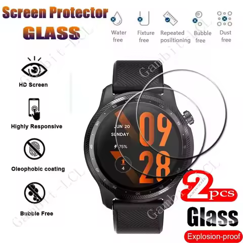 2PCS 9H Tempered Glass Screen Protector For TicWatch Pro 3 Ultra 1.4'' Smart Watch Tic Pro3Ultra Sma