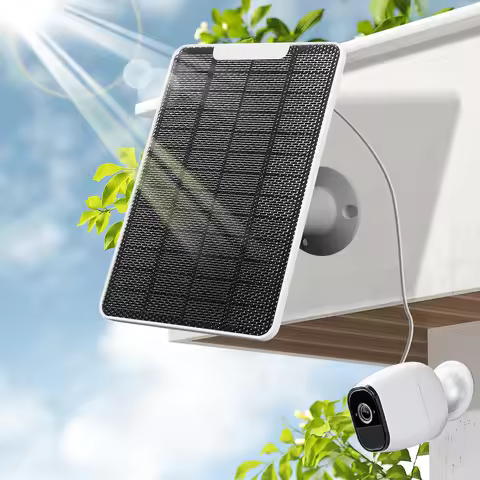 10W IP Security Camera Charger with Charging Cable Solar Panel Charger IP65 Waterproof for Arlo Ultr