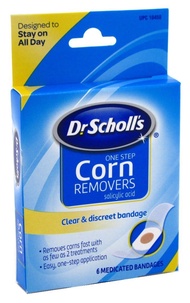 Dr. Scholls Corn Remover One Step Maximum Strength ,6 Count (Pack of 2) Dr. Scholls Corn Remover One