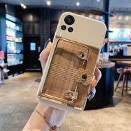 Bracket Card Holder Phone Case For ITEL S25 Ultra A90 A80 A70 S24 P65 A50C RS4 P55 S23 Plus A60s A49