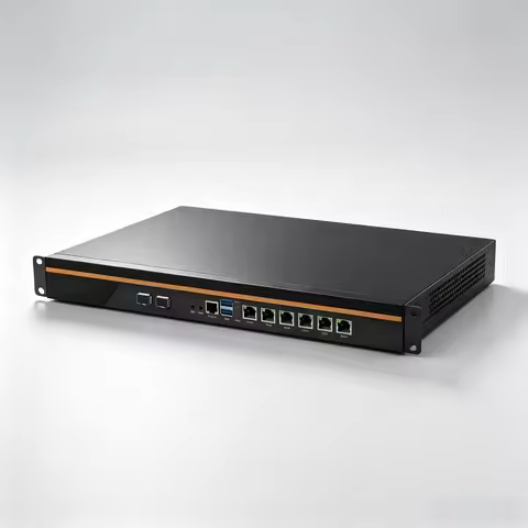 Partaker 1U Rackmount Firewall Router Intel i7 3520M i5 3320M 6 Gigabit LAN 2 10G SFP+ pfSense OPNse