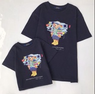 外國預訂 4色選 polo Ralph Lauren 國旗熊仔短袖TEE 成人小童親子裝