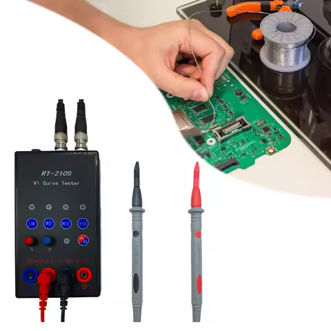 2025 New VI Curve Tester Dual-Channel DC 5525 24V 1A Handheld Circuit Board Online Detection ASA Tes