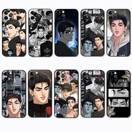 Soft black phone case for iPhone X XR 14 15 Plus Pro Max Joo Jaekyung Fashion printed phone case ant