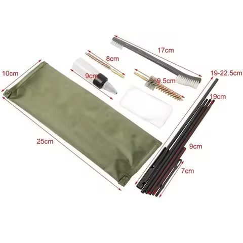 Cleaning Kit Rifle Barrel Cleaning Kit Set Shotgun Cleaner Brush Rod Maintenance 22cal 223 556 Calib