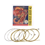 Alice A406 Series Acoustic Folk Guitar Strings Set Stainless Steel Wire Coated Copper Alloy Wound