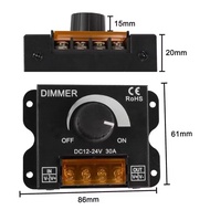 DC 12V to 24V Dimmer LED DC Dimmer Switch 12V DC Dimmer LED Dimmer 12V Dimmer LED Strip Dimmer